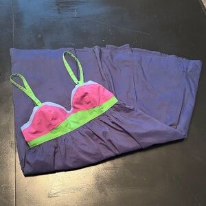 Tara Jarmon for Target Navy Midi Sundress